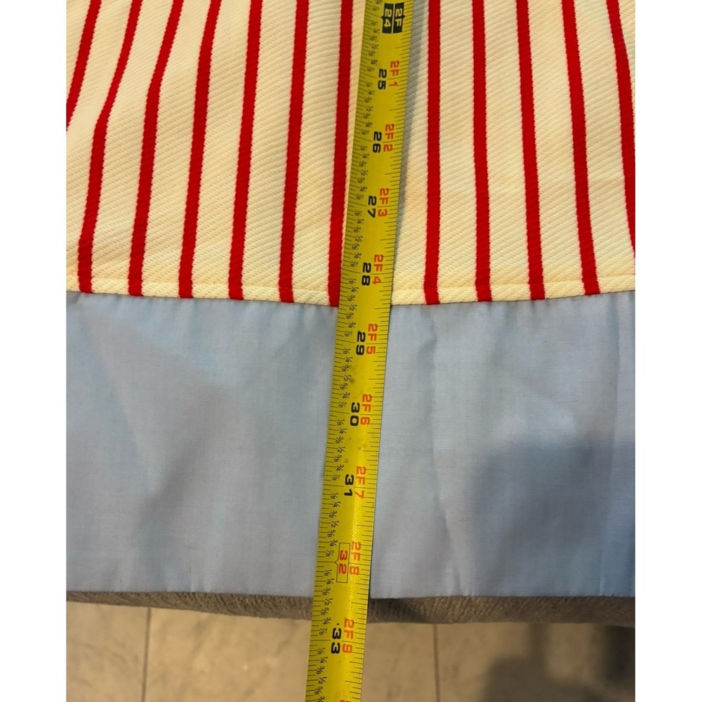 Entro Women's S Striped Block 3/4 Sleeve V-Neck Shift Mini Dress - Picture 10 of 12